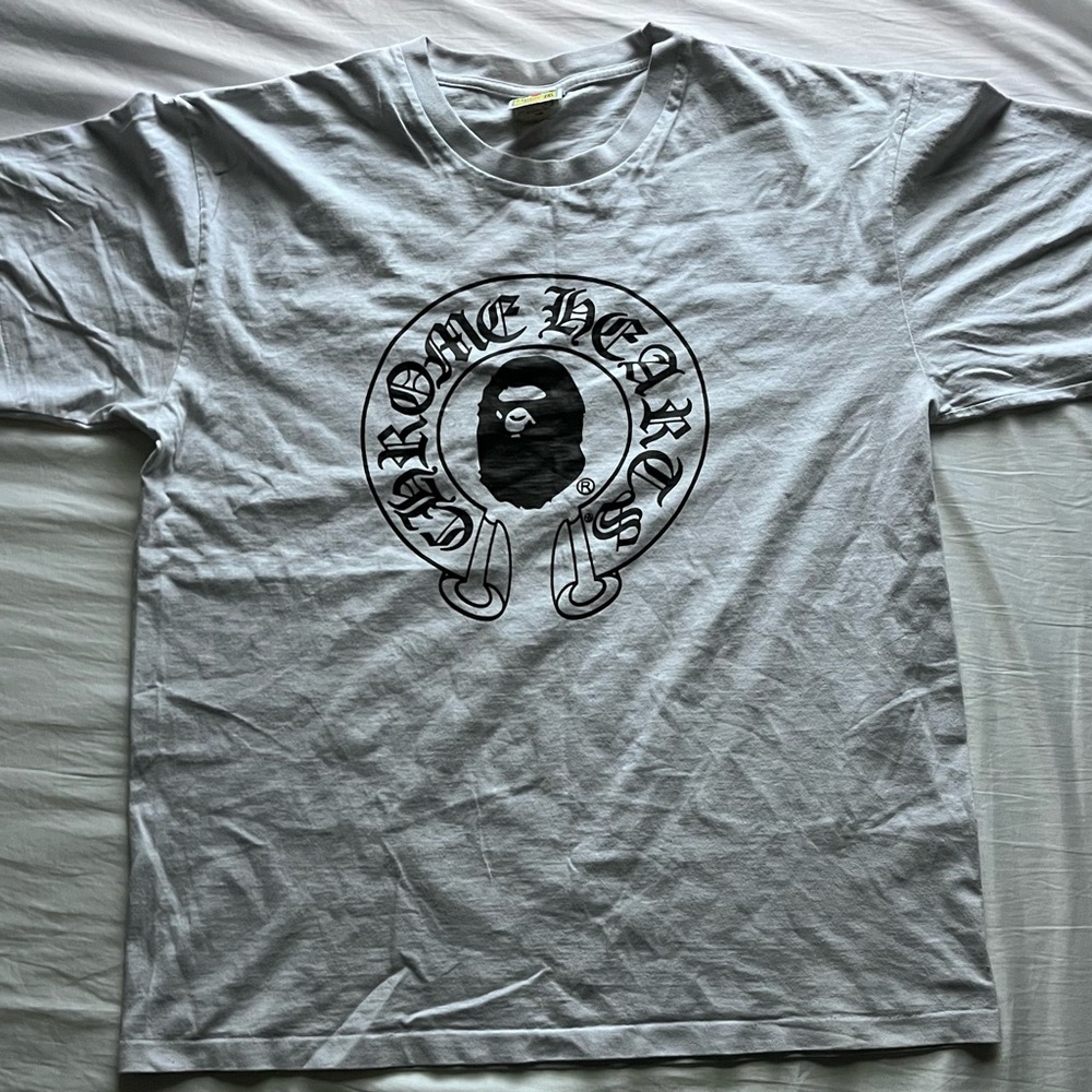 Chrome Hearts/Bape Collaboration T-Shirt XL WHITE